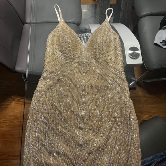 Gold Prom Dress - Picture 2 of 4